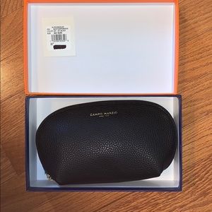 Campo Marzio Black Leather Pouch